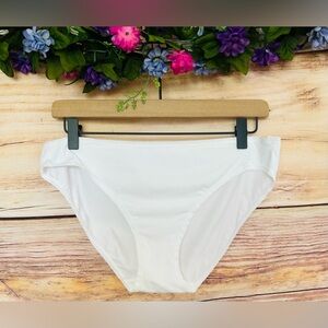Gap Body Women’s White Organic Stretch Cotton Bikini Underwear Size XL NWT